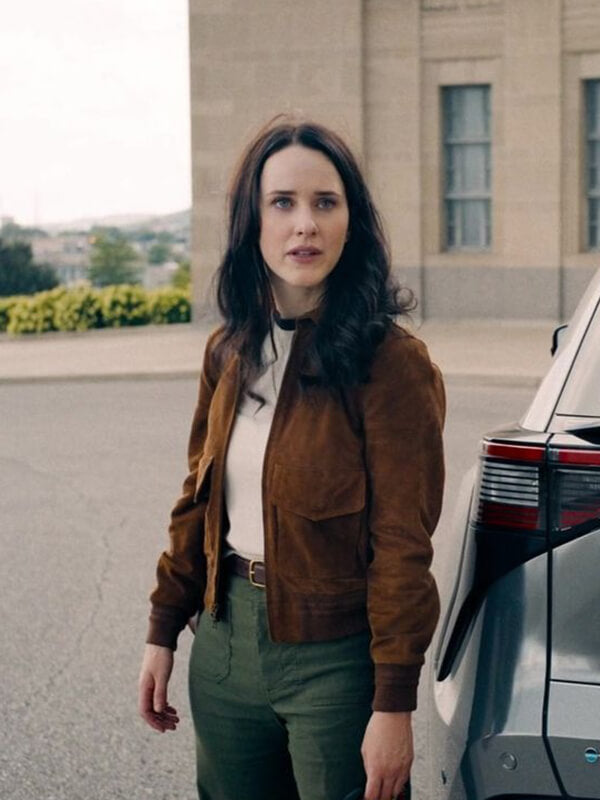 Superman 2025 Lois Lane Brown Suede Jacket