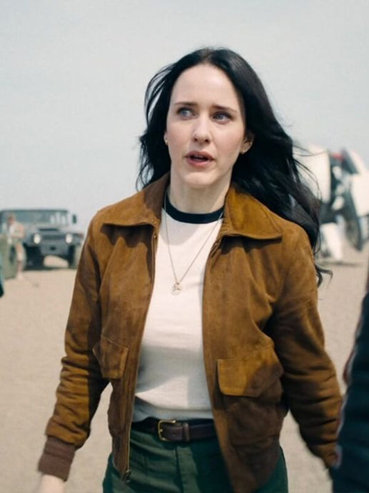 Superman 2025 Lois Lane Brown Suede Jacket