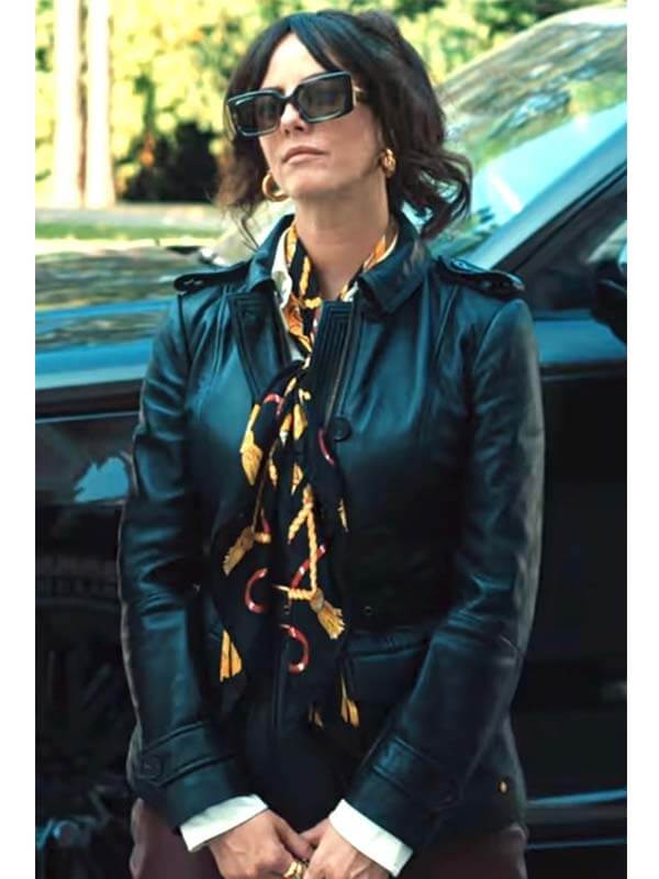 Susie Glass The Gentlemen S02 Black Leather Jacket