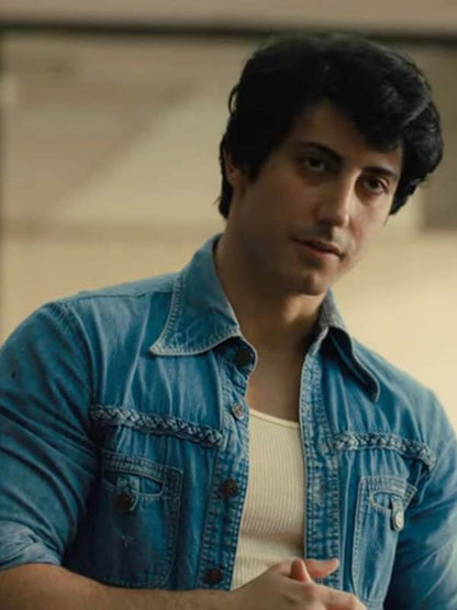 Sylvester Stallone I Play Rocky 2026 Blue Denim Jacket