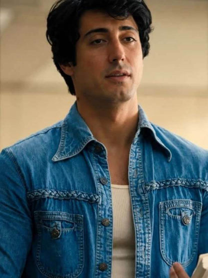 Sylvester Stallone I Play Rocky 2026 Blue Denim Jacket