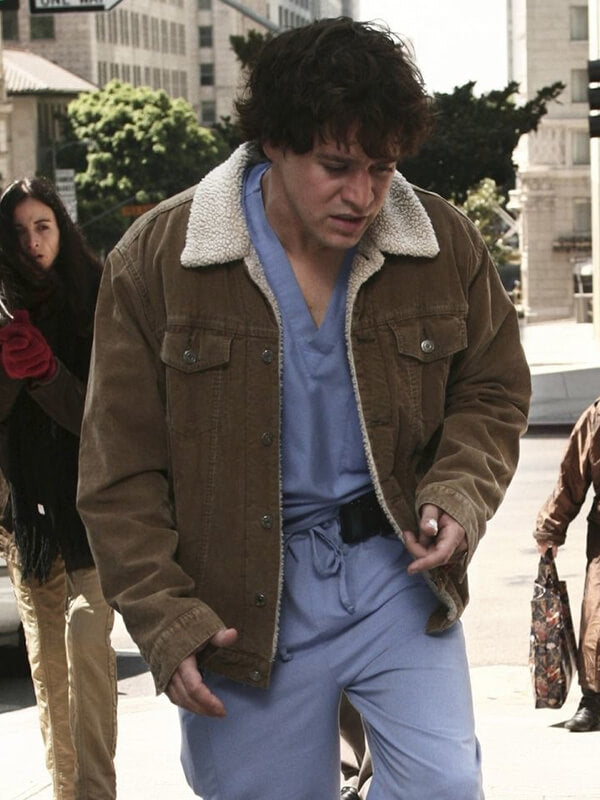 T.R. Knight Grey's Anatomy Brown Corduroy Jacket