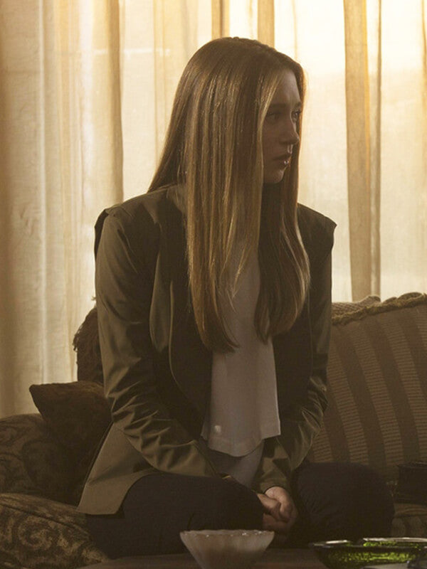 Taissa Farmiga American Horror Story S03 Cotton Blazer