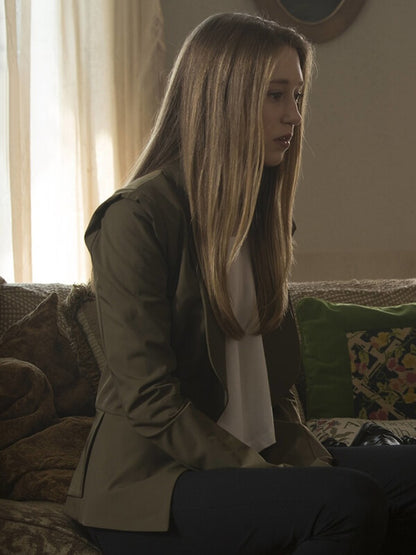 Taissa Farmiga American Horror Story S03 Cotton Blazer