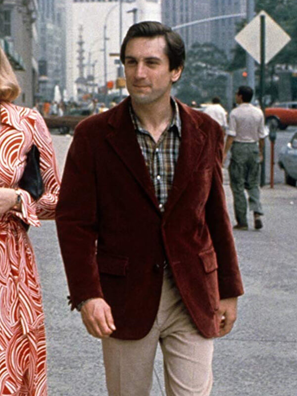 Taxi Driver Travis Bickle Red Velvet Coat