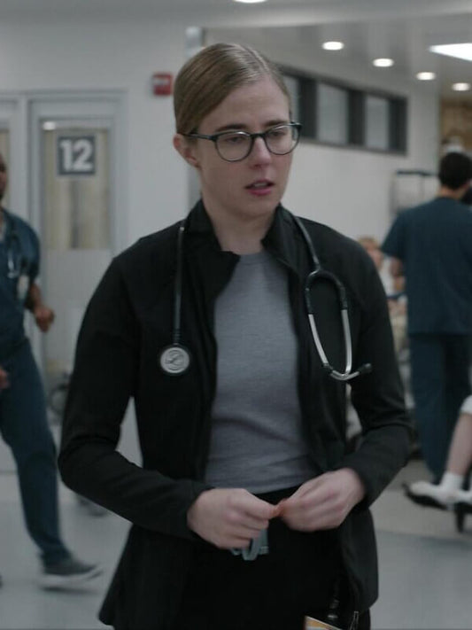 Taylor Dearden The Pitt S01 Dottoressa King Black Jacket