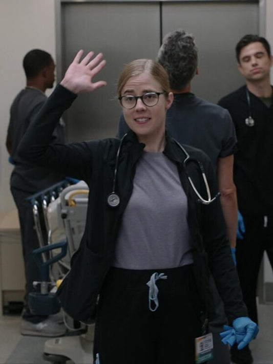 Taylor Dearden The Pitt S01 Dottoressa King Black Jacket