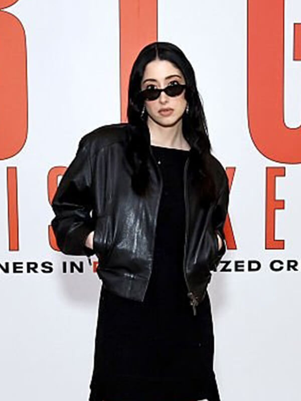 Taylor Ortega Big Mistake 2026 Premiere Leather Jacket