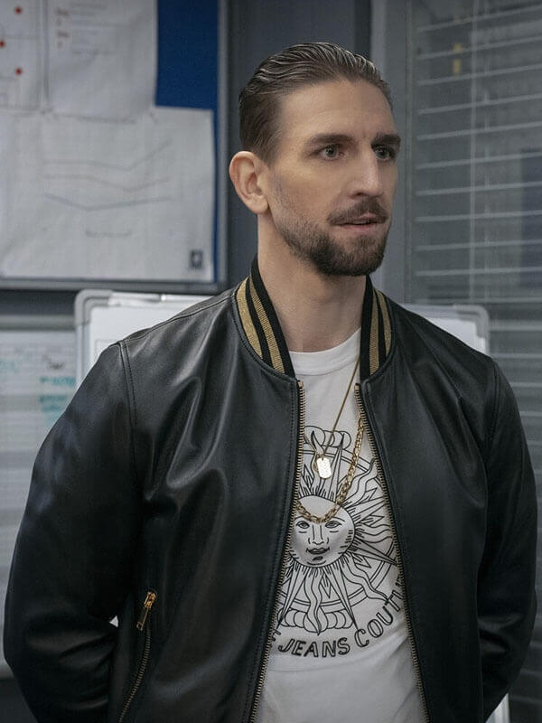 Ted Lasso S03 Zava Bomber Leather Jacket