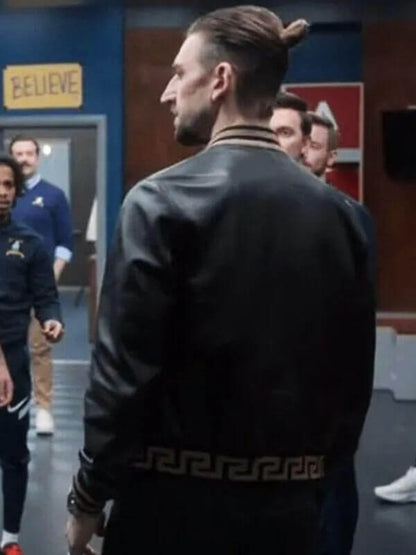Ted Lasso S03 Zava Bomber Leather Jacket