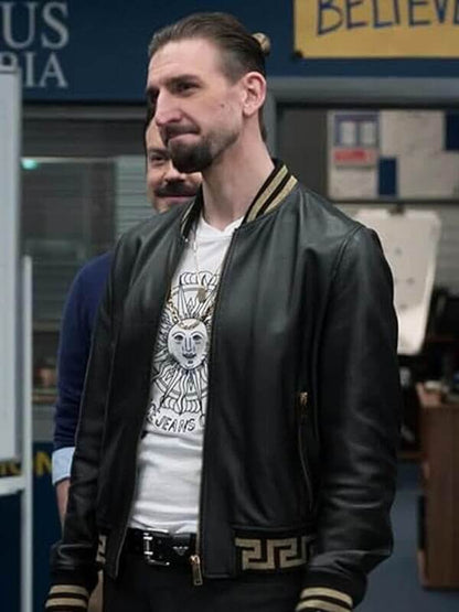 Ted Lasso S03 Zava Bomber Leather Jacket