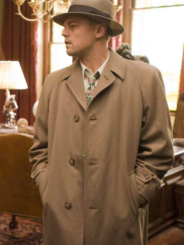 Teddy Daniels Shutter Island Leonardo DiCaprio Brown Coat