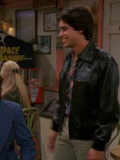 That '70s Show Fez Black Leather Jacket
