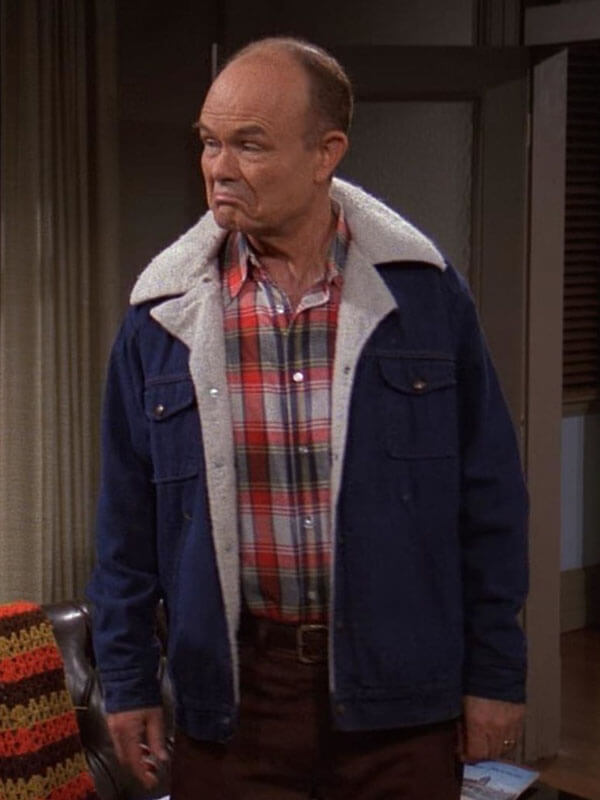 That '70s Show Kurtwood Smith Blue Shearling Jacket
