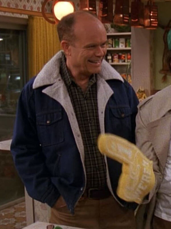 That '70s Show Kurtwood Smith Blue Shearling Jacket