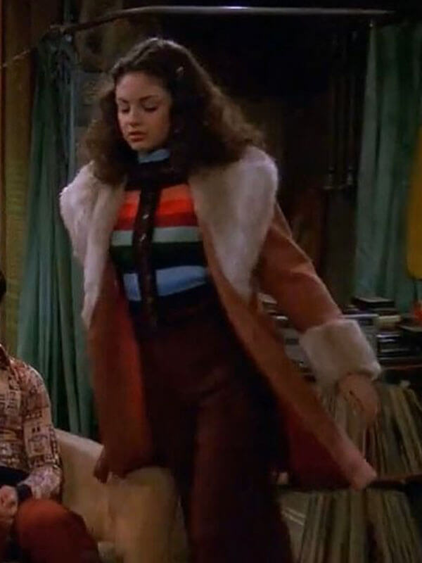 That '70s Show Mila Kunis Brown Shearling Coat