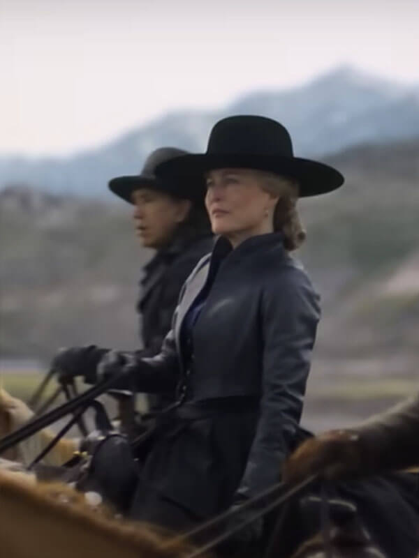 The Abandons S01 Constance Van Ness Black Cropped Jacket