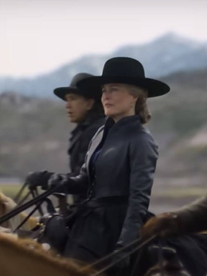 The Abandons S01 Constance Van Ness Black Cropped Jacket