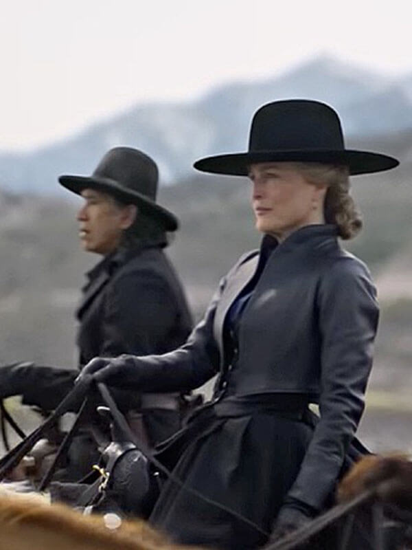 The Abandons S01 Constance Van Ness Black Cropped Jacket