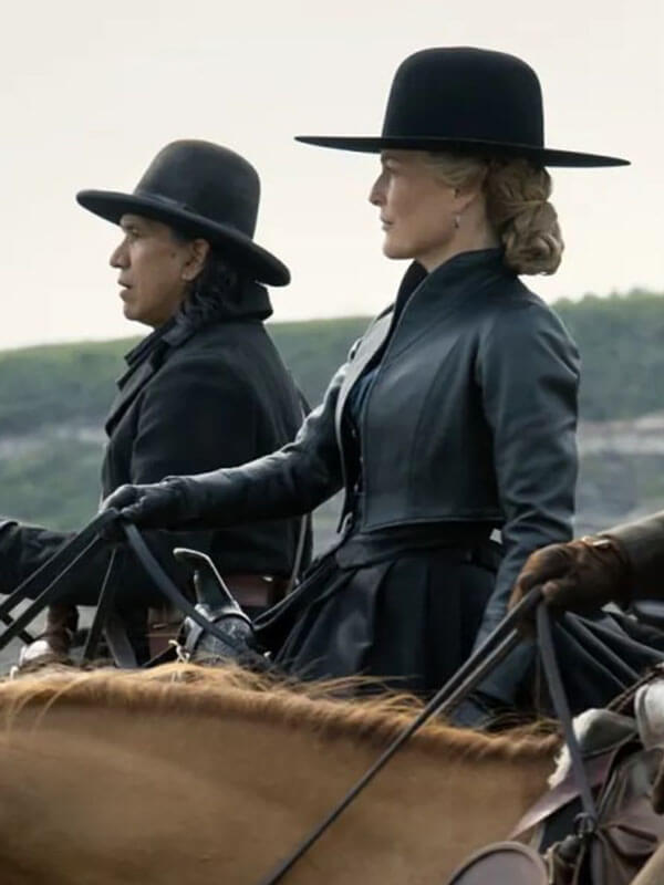 The Abandons S01 Constance Van Ness Black Cropped Jacket