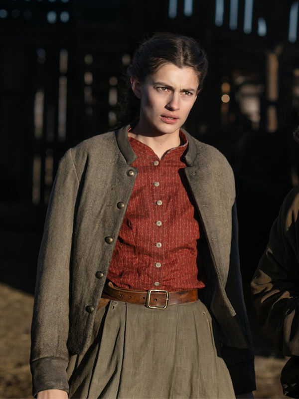 The Abandons S01 Dahlia Teller Grey Wool Jacket