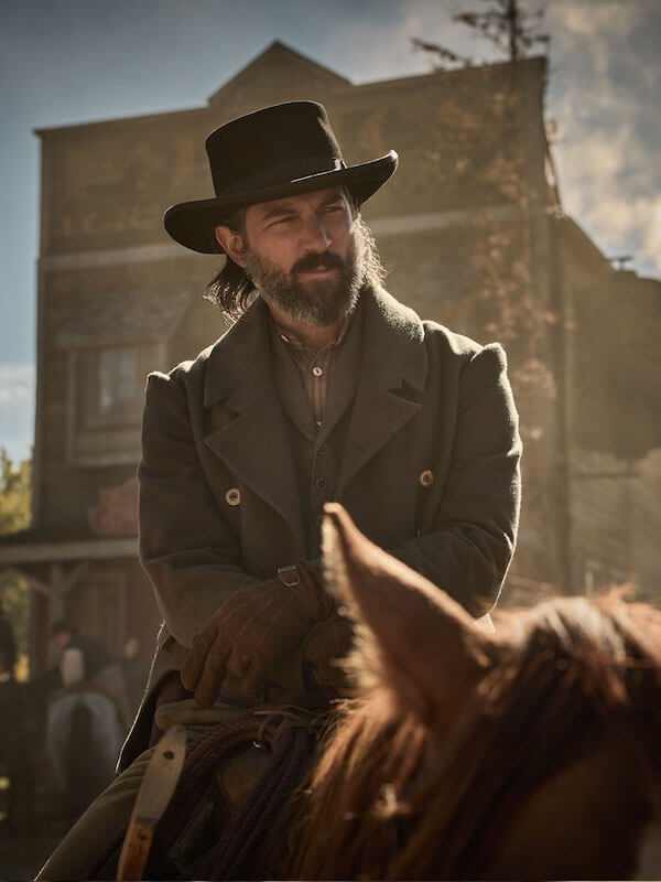 The Abandons S01 Michiel Huisman Brown Wool Coat