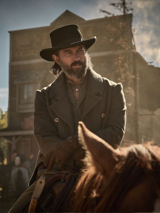 The Abandons S01 Michiel Huisman Brown Wool Coat