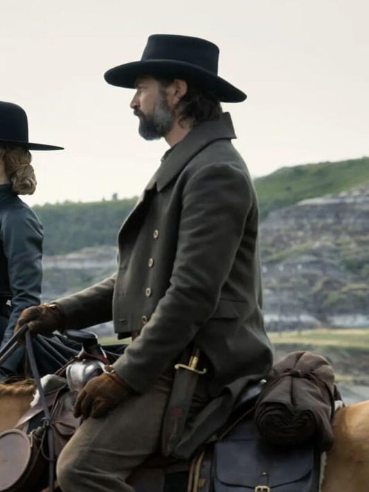 The Abandons S01 Michiel Huisman Brown Wool Coat