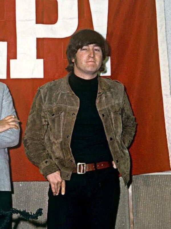 The Beatles John Lennon Rubber Soul Suede Jacket
