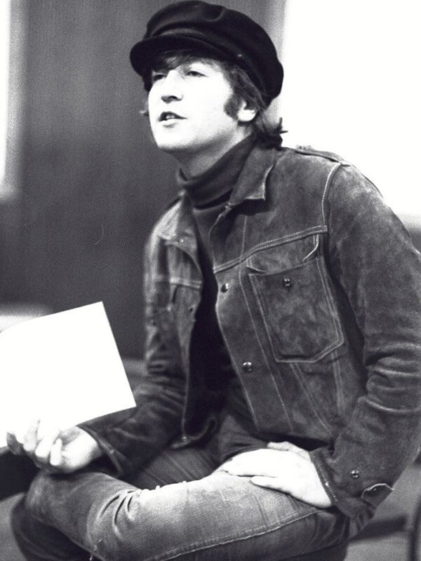 The Beatles John Lennon Rubber Soul Suede Jacket