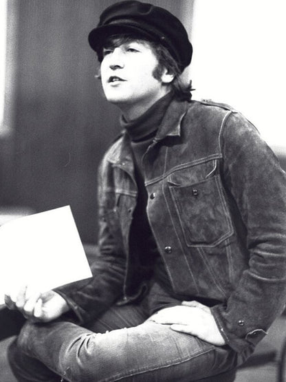 The Beatles John Lennon Rubber Soul Suede Jacket