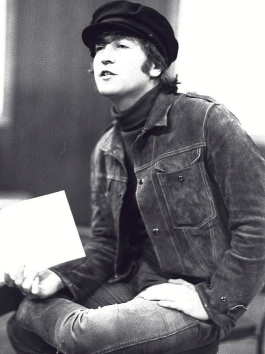 The Beatles John Lennon Rubber Soul Suede Jacket