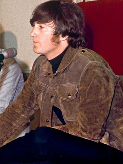 The Beatles John Lennon Rubber Soul Suede Jacket