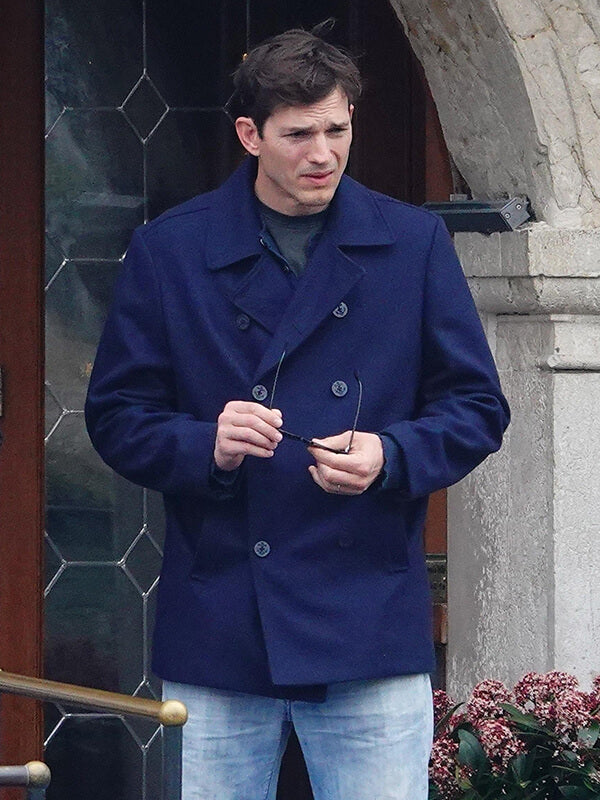 The Beauty 2026 Ashton Kutcher Blue Peacoat