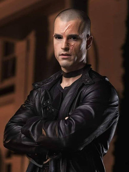 The Black Dagger Brotherhood Zsadist Black Leather Jacket