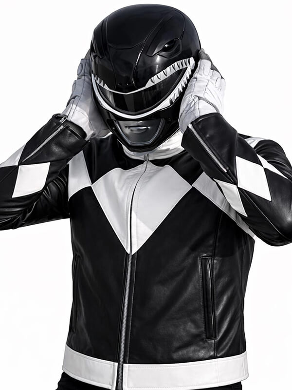 The Black Ranger MMPR Once & Always Cosplay Jacket