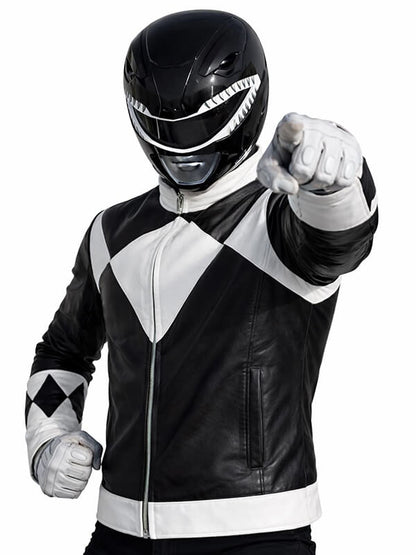 The Black Ranger MMPR Once & Always Cosplay Jacket