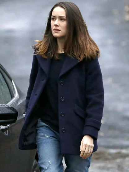 The Blacklist Elizabeth Keen Blue Wool Coat