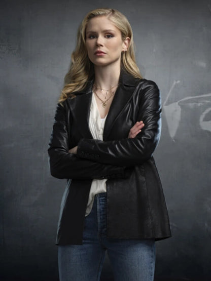 The Boys S04 Starlight Black Leather Blazer