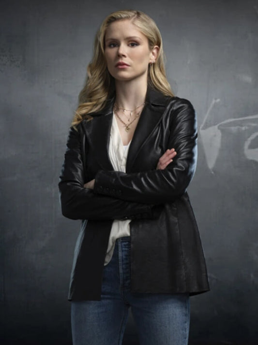 The Boys S04 Starlight Black Leather Blazer