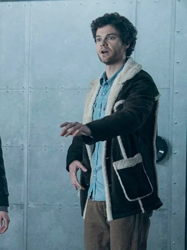 The Boys S05 Hughie Campbell Suede Shearling Coat