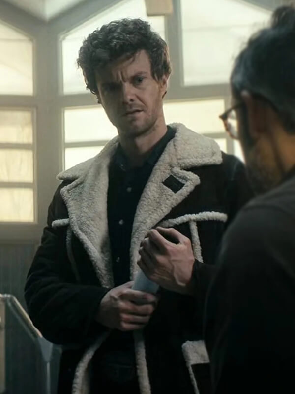 The Boys S05 Hughie Campbell Suede Shearling Coat