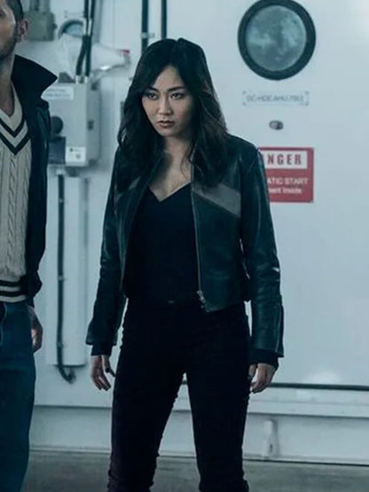 The Boys S05 Kimiko Miyashiro Leather Jacket
