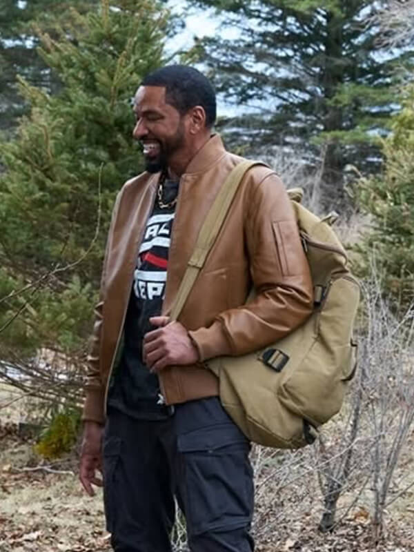 The Boys S05 Laz Alonso Brown Leather Jacket