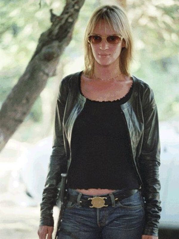 The Bride Kill Bill Uma Thurman Leather Jacket