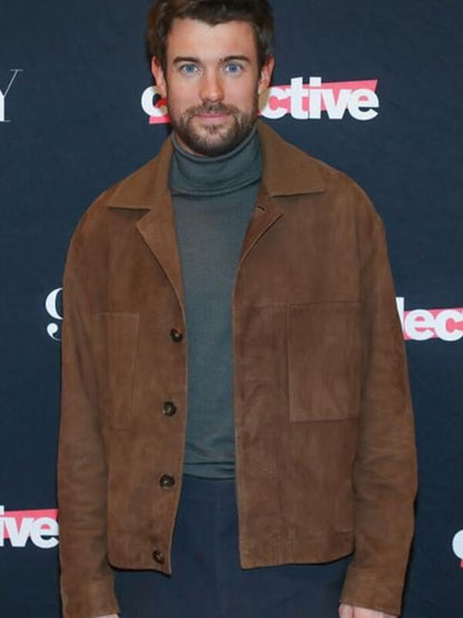 The Burbs 2026 Jack Whitehall Suede Leather Jacket