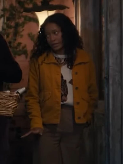 The ‘Burbs 2026 Keke Palmer Yellow Cotton Jacket