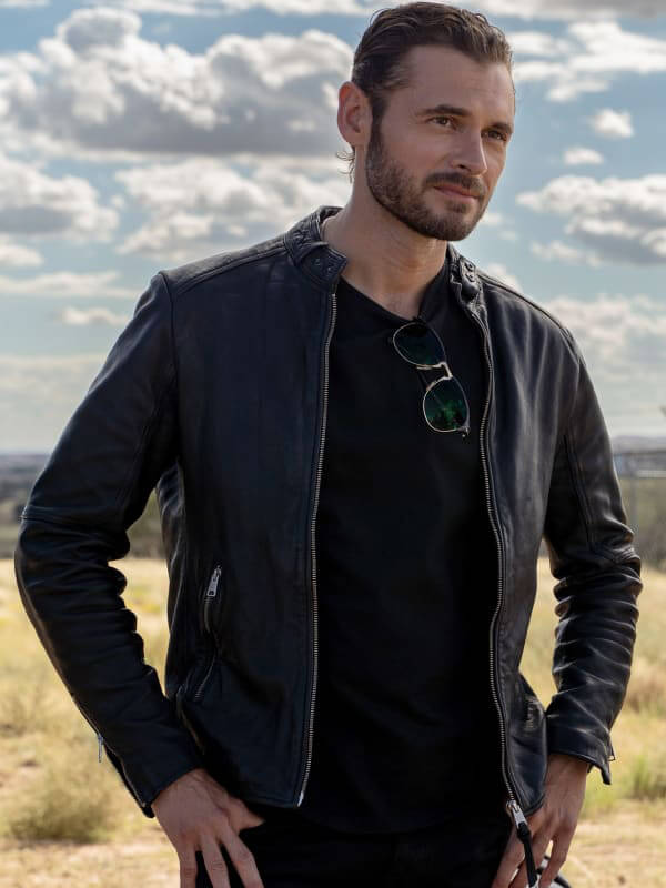 The Cleaning Lady Arman Morales Leather Jacket