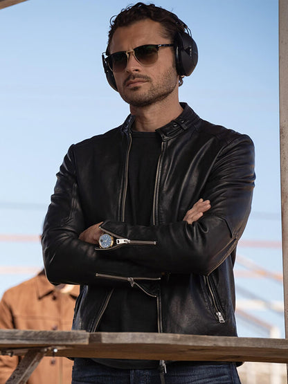 The Cleaning Lady Arman Morales Leather Jacket