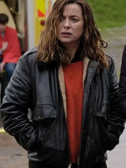 The Crow Girl 2025 Jeanette Kilburn Black Leather Jacket